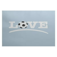 tasarım Aşk Futbol Kapalı Açık Kapı Mat