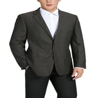 Erkek Klasik Fit Ekose Blazer % Yün Takım Elbise Ayrı Ceket Premium Konfor Spor Ceket Erkekler için