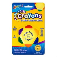 Crayo-Craze Renkli Mum Boya Çarkı, Toksik Olmayan - Eşek