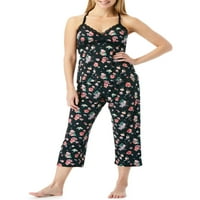 Jessica Simpson Kadın Cami Kapri Pijama Pantolon Seti