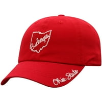 Dünyanın En İyisi Scarlet Ohio State Buckeyes Lily Ayarlanabilir Şapka - OSFA