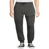 Tony Hawk Fermuarlı Cepli Erkek Polar Joggers, Beden S-XL