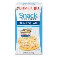 Bumble Bee® Kaçak Atıştırmalık Krakerli Ton Balıklı Salata, 3. Oz Paketi, 12 karton