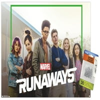 Marvel Çizgi Roman TV-Kaçaklar-TV İtme Pimleri ile Tek Sayfalık Duvar Posteri, 14.725 22.375