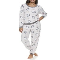 Sleep & Co Kadın ve Kadın Plus Peluş Pijama Takımı, 2 Parça
