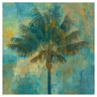 Palmiye ve Mavi Mark Chandon Palmiye Ağacı Boyama Tuval Sanat