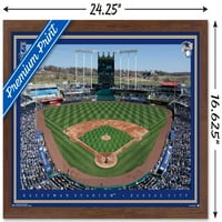 Kansas City Royals-Kauffman Stadyumu Duvar Posteri, 14.725 22.375