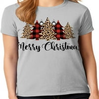 Grafik Amerika Şenlikli Noel Tatil Ağacı kadın Grafik T-Shirt Koleksiyonu