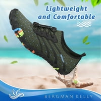 Bergman Kelly Erkekler ve Kadınlar Dayanıklı su ayakkabısı, Aqua Çorap ve Yalınayak Deri Ayakkabı Su Sporları için