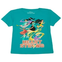 Disney Prenses Kızların Kalp Güçlü grafikli tişört