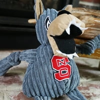 HuggleHounds Maskot Knottie Peluş Köpek Oyuncak -Kuzey Carolina Eyalet Üniversitesi Bay Wuf, Büyük