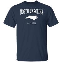 Grafik Amerika Kuzey Carolina Eyaleti Kökleri erkek grafikli tişört Koleksiyonu