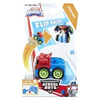 Playskool Kahramanlar Transformatörler Kurtarma Botları Flip Yarışçılar Optimus Prime