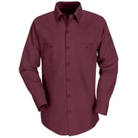 Kırmızı Kap® Erkek Uzun Kollu Endüstriyel İş Gömleği
