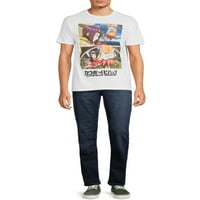 Kovboy Bebop Erkek ve Büyük Erkek Kısa Kollu grafikli tişört, Beden S-3XL