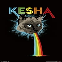 Kesha - Kedi Posteri ve Poster Montaj Paketi