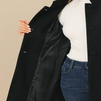 Benzersiz Pazarlık kadın kışlık palto Standı Yaka Tek Göğüslü Uzun Ceket