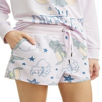 Disney kadın ve kadın Artı Dumbo T-shirt Pijama pantolon seti
