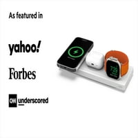 Belkin MagSafe 3'ü Kablosuz Şarj Pedi - Apple Watch, iPhone 15, 14 ve Serisi ve airpod'lar için Hızlı Kablosuz Şarj
