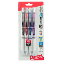 Pentel Energel inci jel kalem, Orta, İğne ucu, Çeşitli Mürekkep, Paket