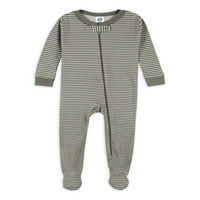 Gerber Bebek ve Yürümeye Başlayan Çocuk Rahat Fit Ayaklı Pamuklu Pijama, 2'liPaket