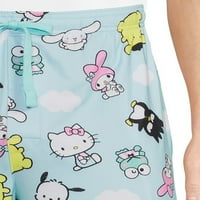 Hello Kitty Erkek Baskılı Uyku Pantolonu, Beden S-2XL