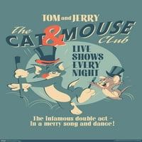 Tom Ve Jerry - Kedi Ve Fare Kulübü Duvar Posteri, 14.725 22.375