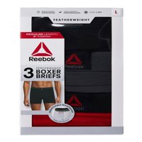 Reebok Erkek Tüy Performans Boxer Külot İç Çamaşırı, 3'lü Paket