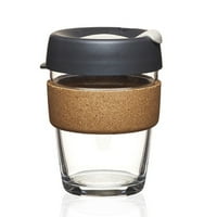 KeepCup Brew Cork Edition Orta Cam Yeniden Kullanılabilir Kahve Fincanı 12oz - Press