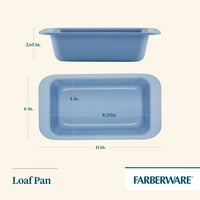 Farberware Kolay Çözümler 9 5 Yapışmaz Bakeware Somun Fırın Tepsisi, Mavi