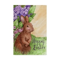 Marka Güzel Sanatlar 'Leylaklarda Mutlu Paskalya Tavşanı' Melinda Hipsher'den Tuval Sanatı