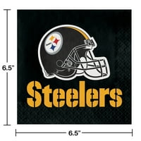 Pittsburgh Steelers Kağıt Peçeteler Misafirler için Sayılır