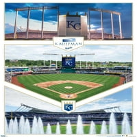 Kansas City Royals - Kauffman Stadyumu Posteri