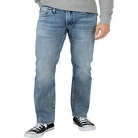 Gümüş Jeans A.Ş. Erkek Allan Klasik Fit Düz Paça Kot Pantolon, Bel ölçüleri 28-44