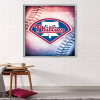 Trendler Uluslararası Logo Spor Philadelphia Phillies Çerçeveli Poster