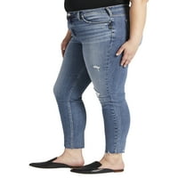 Gümüş Jeans A.Ş. Kadın Artı Boyutu En Çok Aranan Orta Rise Skinny Jeans Bel boyutları 12-24