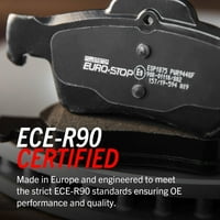 Güç Durdurma Arka Euro-Stop ECE-R Sertifikalı Fren Balatası ve Rotor Kiti ESK Volvo xc60'a Uyar