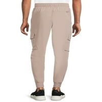 Russell Erkek ve Büyük Erkek Aktif Dokuma Streç Kargo Joggers, 5xl'ye kadar