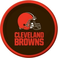 Cleveland Browns Tatlı Tabakları, 8'li Paket