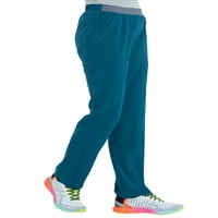 Scrubstar kadın Aktif Streç Kontrast Mesh Pull-On Kemer Bodur Pantolon