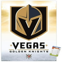Vegas Altın Şövalyeleri - Logo Duvar Posteri, 14.725 22.375