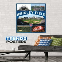 Chicago Cubs - Wrigley Field Duvar Posteri, 22.375 34