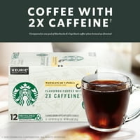 Kafeinli Starbucks Vanilya Aromalı Kahve, K-Cup Kahve Kapsülleri,% 100 Arabica, ct​