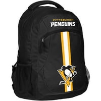 Sonsuza Koleksiyon NHL Pittsburgh Penguins Eylem Şerit Logo Sırt Çantası