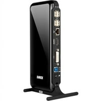 DVI HDMI, Ses, Gigabit Ethernet, USB bağlantı noktaları, 38W Adaptörlü Anker Çift Ekranlı Evrensel Yerleştirme İstasyonu,