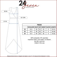 24seven Konfor Giyim Artı Boyutu Yüksek Düşük Parti Elbise Cepli