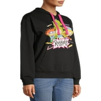 Rugrats Gençler Retro Grafik Kapüşonlu Sweatshirt