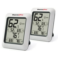 paketi, ThermoPro TP Kapalı termometre nem monitörü Hava İstasyonu sıcaklık ölçer Nem Ölçer Higrometre
