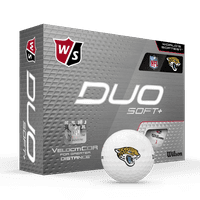 Wilson Personel İkilisi Yumuşak + NFL Golf Topları Beyaz, Jacksonville Jaguarları