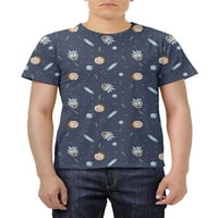 Rick ve Morty erkek AOP grafikli tişört, Boyutları S-XL